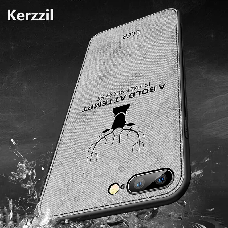 Роскошный чехол для телефона Kerzzil с изображением животных оленя iPhone 7 8 plus мягкий