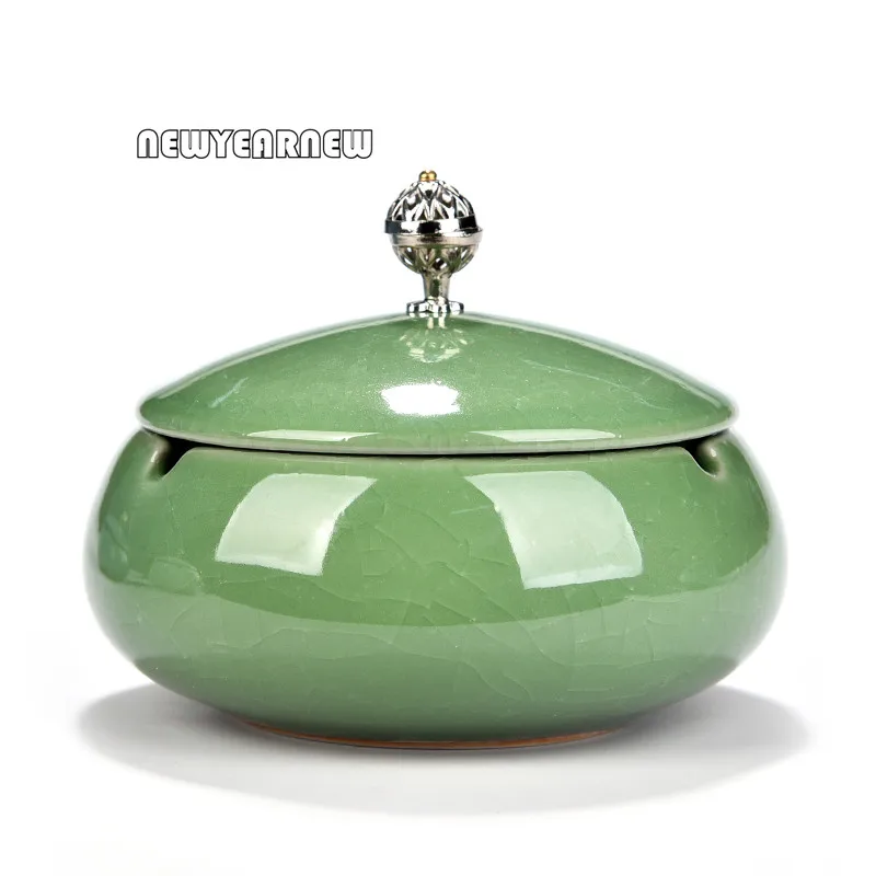 Новая 6 видов цветов пепельница в стиле Ретро оригинальная керамическая с