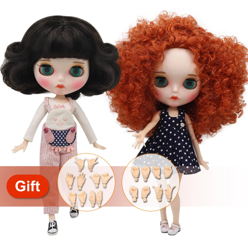 ICY factory blyth кукла Обнаженная соединение тела с ручным набором A& B новая матовая Лицевая панель белая кожа модные куклы подарок Специальное предложение