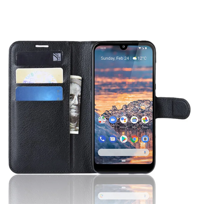 Чехол для Nokia 4 2 чехол Nokia4.2 флип-кошелек телефона из искусственной кожи TA-1157 TA-1150