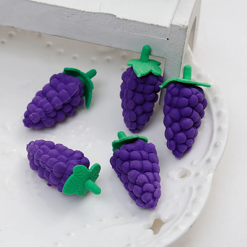 

Милый фруктовый 3D ластик, trp коррекция, принадлежности для винограда, новинка для детей, студенческие офисные и школьные принадлежности, раз...