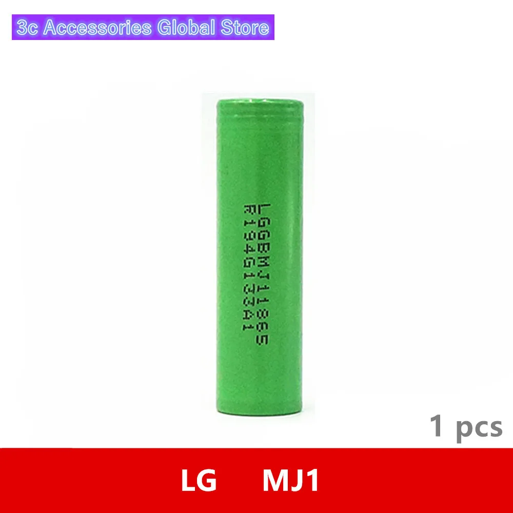 1 шт. 3 7 в 18650 3500 мАч 10A оригинал для LG INR18650MJ1 MJ1 Chem 6 В IMR аккумуляторная батарея