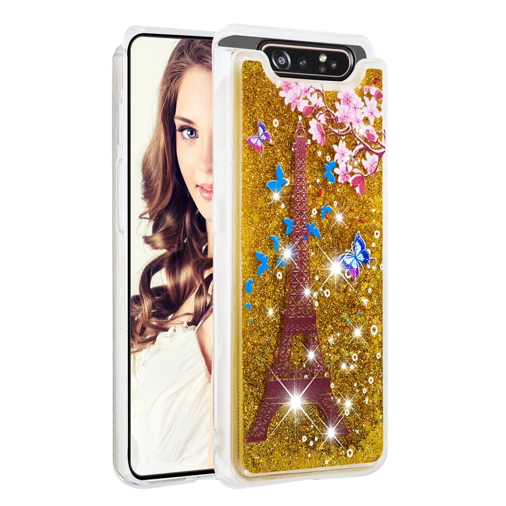 6 A80 A90 блестящий чехол для samsung A10 A20 A30 A40 A50 A60 A70 A80 A90 чехол Сова жидкость охватывает СПС samsung Galaxy A10E A20E чехол - Цвет: 6