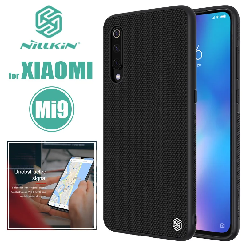 Чехол для Xiaomi Mi 9 Nillkin с роскошной текстурой деловая тонкая жесткая задняя крышка