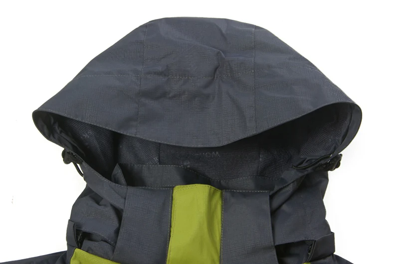 Мужская куртка с двойным слоем 2в1 Водонепроницаемая спортивная верхняя одежда