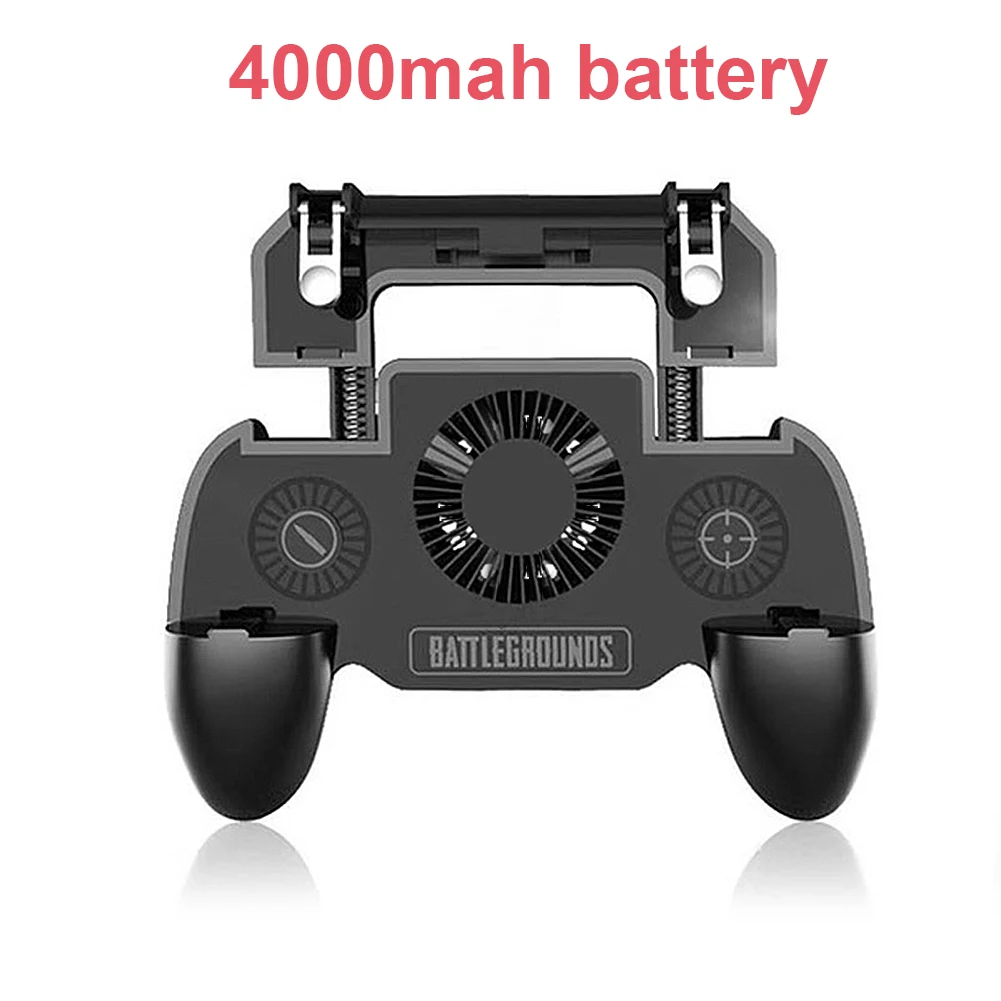 4000mah power bank PUBG контроллер геймпад мобильный триггер L1R1 джойстик для шутеров игровой коврик держатель телефона кулер вентилятор с 2000/4000 мАч power Bank - Цвет: 4000mah power bank