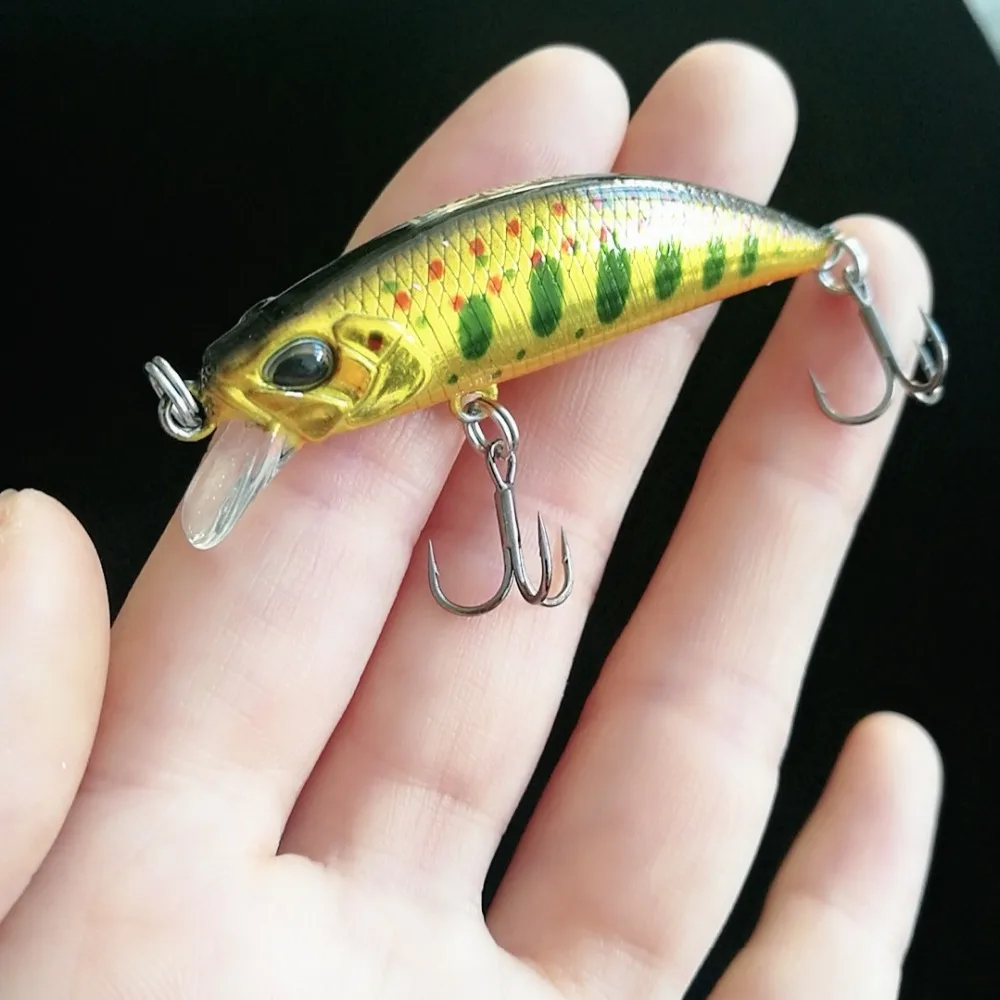 TSURINOYA DW63 7pcs 50mm 5g Sinking Minnow Hard bait Fishing Lures Mini Minnow Treble hook Artificial bait