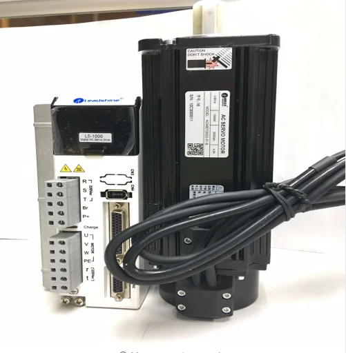 Низкая стоимость Leadshine 1000 Вт AC Серводвигатель L5-1000 и мотор ACM8010M2H-51-B