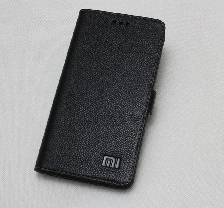 Чехол из натуральной кожи для XIAOMI MI4, чехол-книжка для телефона, высокое качество