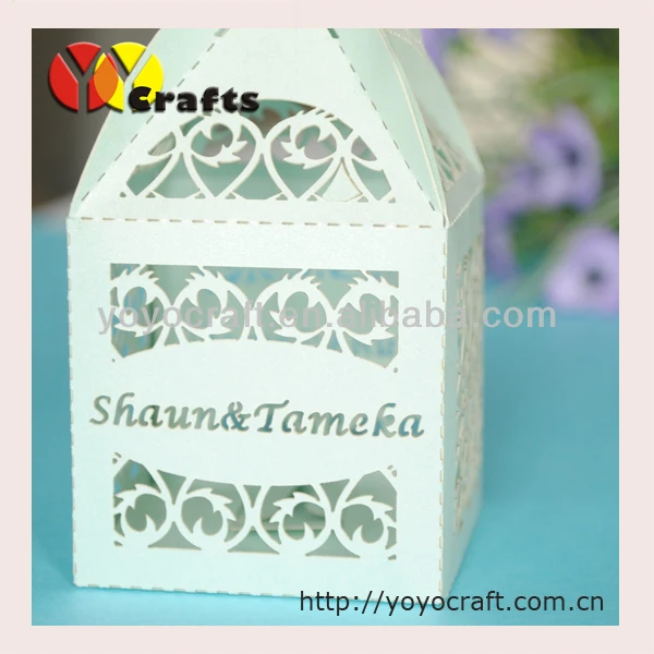 Лазерная резка партии питания свадебные сувениры и подарочная коробка с
