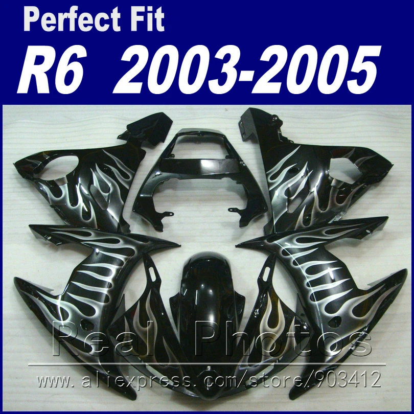 Хит продаж наборы для тела YAMAHA R6 обтекатель комплект 2003 2004 2005 темно-бордовый