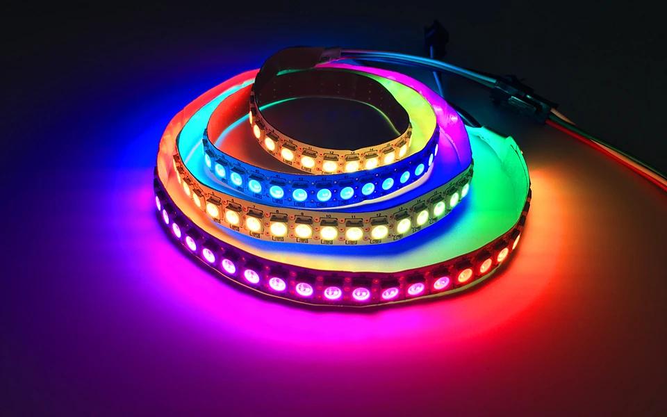 0,5 HDMI кабель 1 м 2 м 3 м 4 м 5 м WS2812B 30/60/144 светодиодов/m пикселей 5050 rgb индивидуально адресуемых полный цвет светодиодные полосы светильник dc 5v ленты лампы