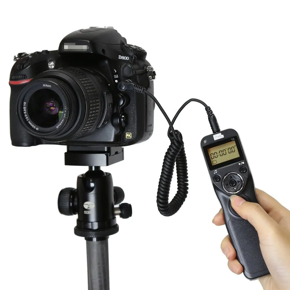 Проводной затвор таймером кабель дистанционного управления Шнур пикселей T3