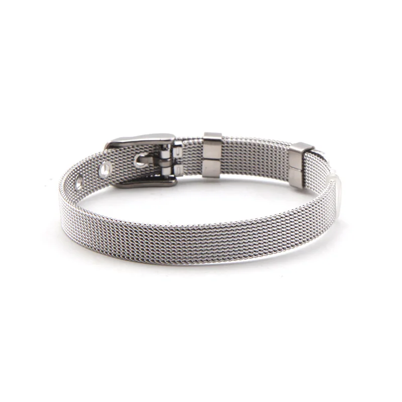 8mm wide bracelet Somsoar, ювелирный набор, милый, скользящий, очаровательный, сетчатый Браслет, детский, для малышей, детский браслет, стальной, женский браслет, как лучший подарок - Окраска металла: 8mm wide bracelet