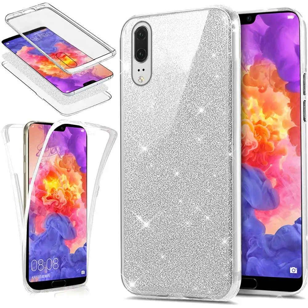 Чехол для Huawei P30 Lite защитный чехол с полным покрытием корпуса Блестящий Мягкий
