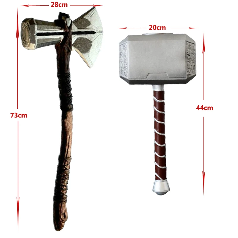 1: 1 чудесная фигурка косплей высокий Мститель имитация игрушек Mjolnir Odinson: Endgame Rubber