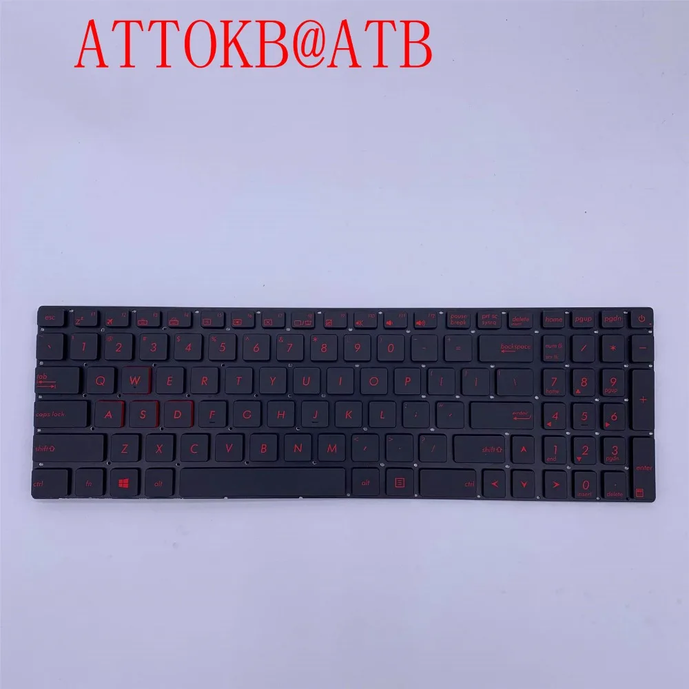 Новая английская клавиатура с подсветкой для ноутбука Asus G551 G551J G551JK G551JM G551JW G551JX