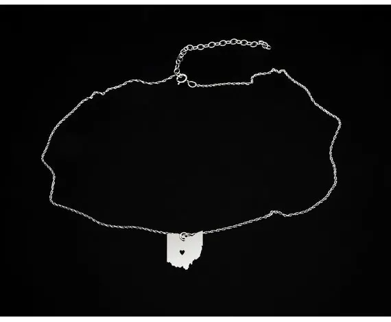 Индивидуальные ювелирные изделия Огайо новейшие гравировочные буквы подарок