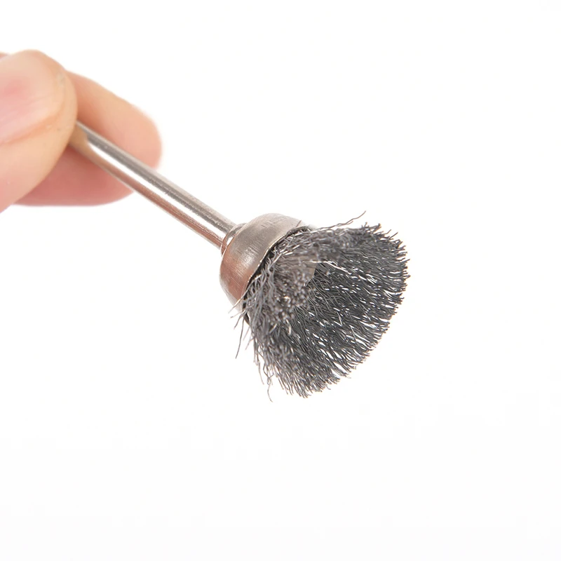 10 шт./компл. латунь Стальная проволока колесная щетка для полировки комплект