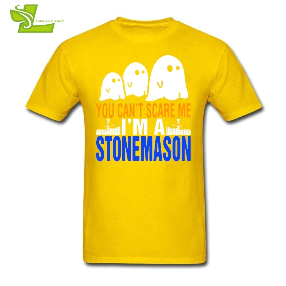 Вы не можете пугать меня я Stonemason Мужская футболка крутая нормальная свободная с