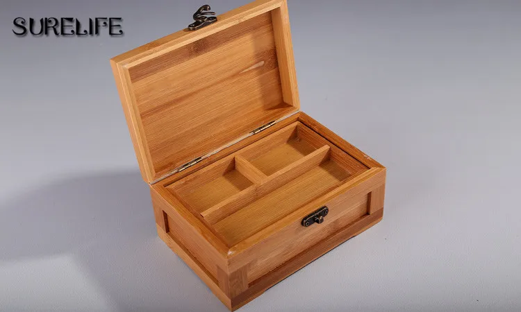 Винтажная деревянная коробка для хранения оптовых продуктов органайзер макияжа