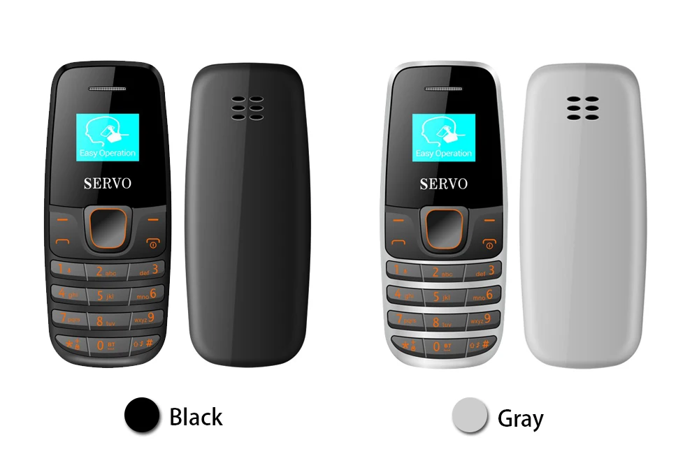 Телефон SERVO S09, Bluetooth Dialer, мини мобильные телефоны, 0,66 дюймов, маленький экран, GSM, низкое излучение, две sim-карты, Bluetooth наушники