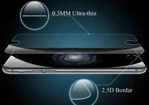 0 26 мм 2.5D 9H закаленное стекло для защиты экрана Samsung s8 s7 edge s6 s5 s4 s3 note 7 5 4 3 100 шт. без