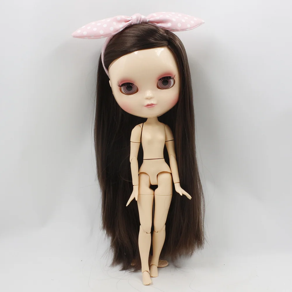 Кукла blyth icy licca body 280BL0222 Дикая мода супер мягкие прямые волосы сустав тело 1/6 30 см