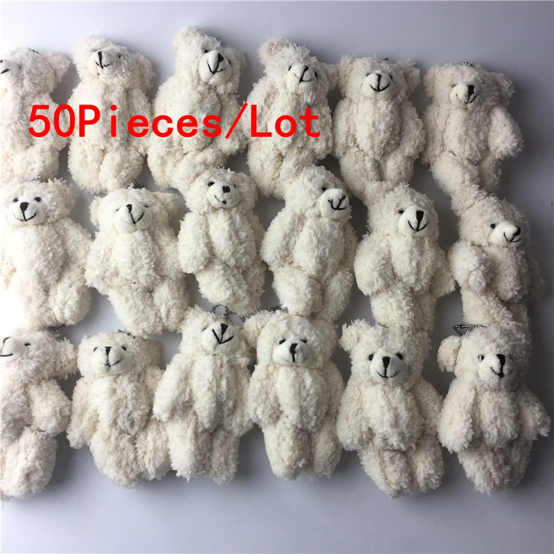 50 шт./партия плюшевый мини-медведь 12 см