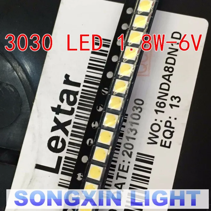 Светодиодная подсветка Lextar высокой мощности 2000 Вт 1 8 6 в 3030 лм PT30W45 V1 для