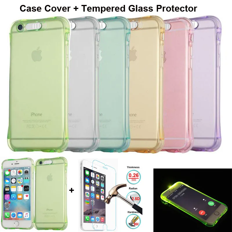 Xskemp светодиодной вспышкой свет напомнить входящего вызова силиконовый чехол