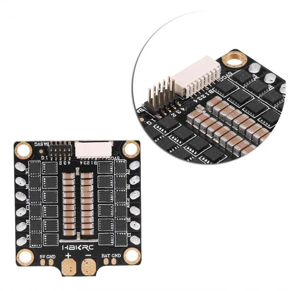 HAKRC 15A 20A 30A 40A 50A 4в1 50A 3-6S BLHeli_32 5V 3A BEC Dshot1200 Мини Размер ESC для DIY квадрокоптера FPV гоночный Дрон