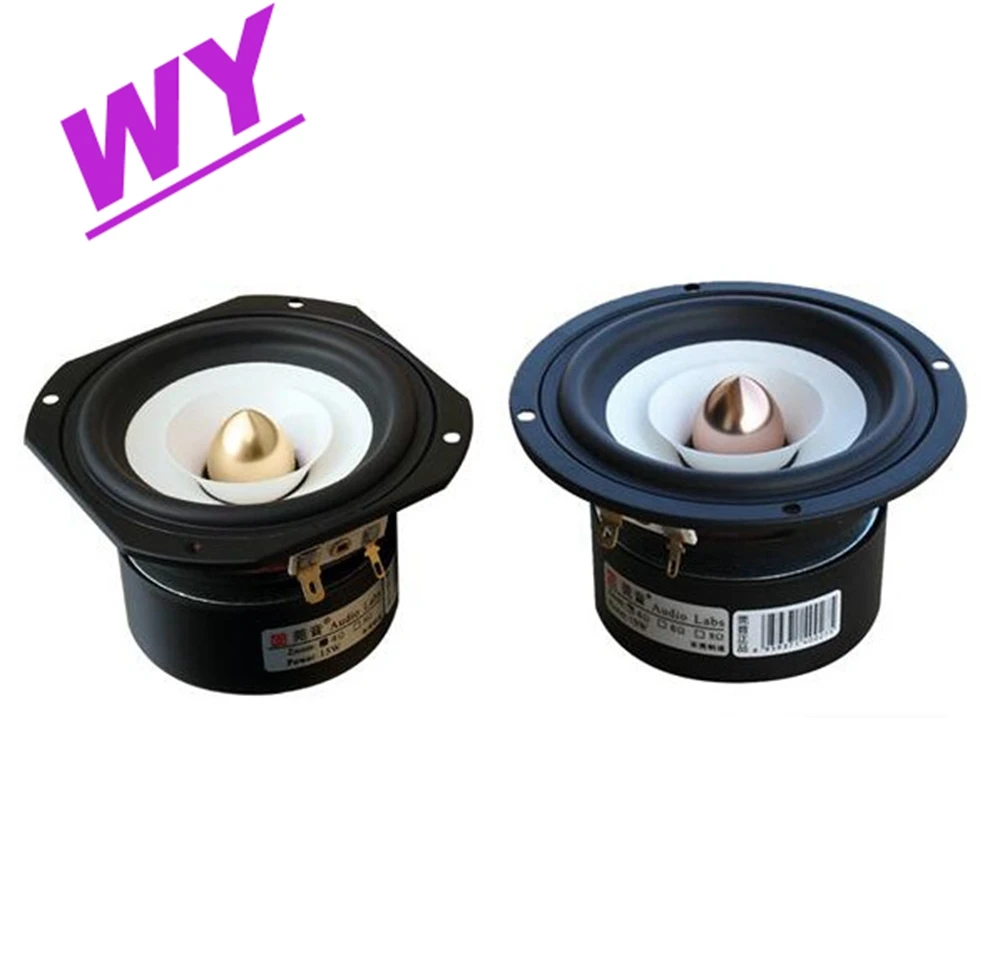 2 шт./лот WY Audio Labs Топ конец 4 дюймов полный спектр динамик твитер набор с