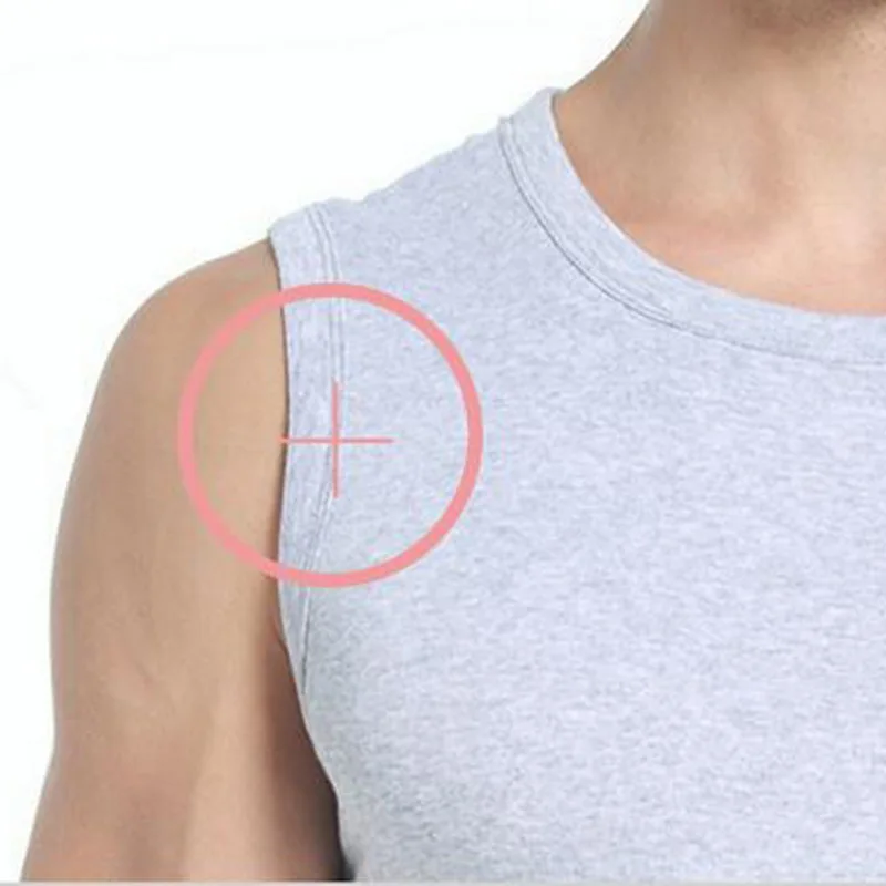 Майка мужская с круглым вырезом повседневная Однотонная рубашка без рукавов