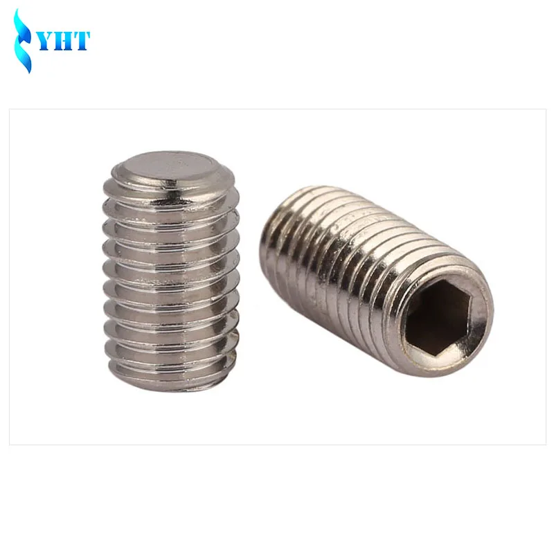 DIN913 M2.5 M3 M4 M5 M6 M8 304 винты из нержавеющей стали с метрической резьбой винты с плоской головкой