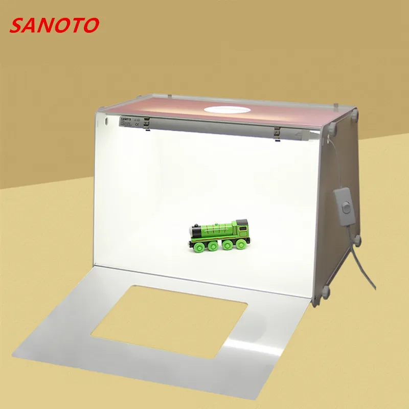 SANOTO брендовый портативный мини фотостудия фотография фон с регулируемой