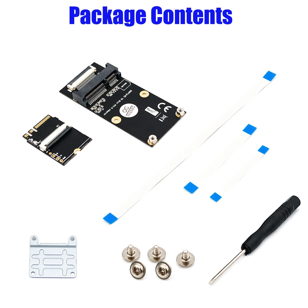 M.2 NGFF ключ A/E/A+ E к Mini PCI-E адаптер FPC кабель WiFi беспроводной адаптер поддерживает полномерную полноразмерную мини-PCI-E сетевую карту