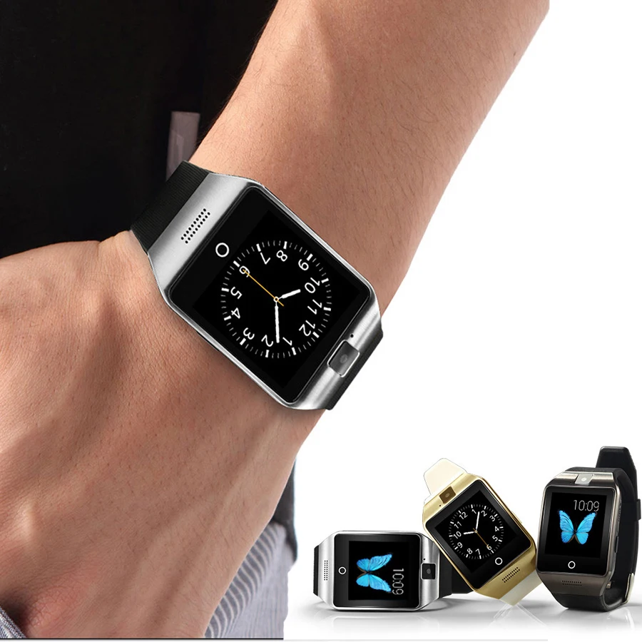 Bluetooth Q18 Смарт-часы вызов Relogio для мобильного телефона 2G GSM SIM TF карты Камера Smartwatch