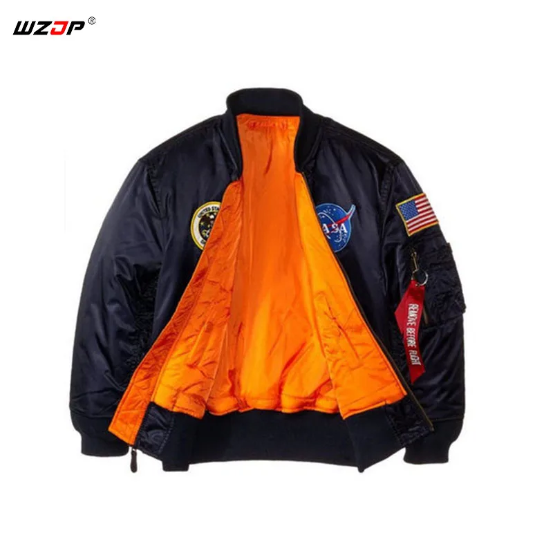 WZJP/зимняя куртка-бомбер для детей 2-12 лет, летная куртка, ma-1 pilot air force, детская бейсбольная куртка-пуховик с подкладкой для маленьких мальчиков