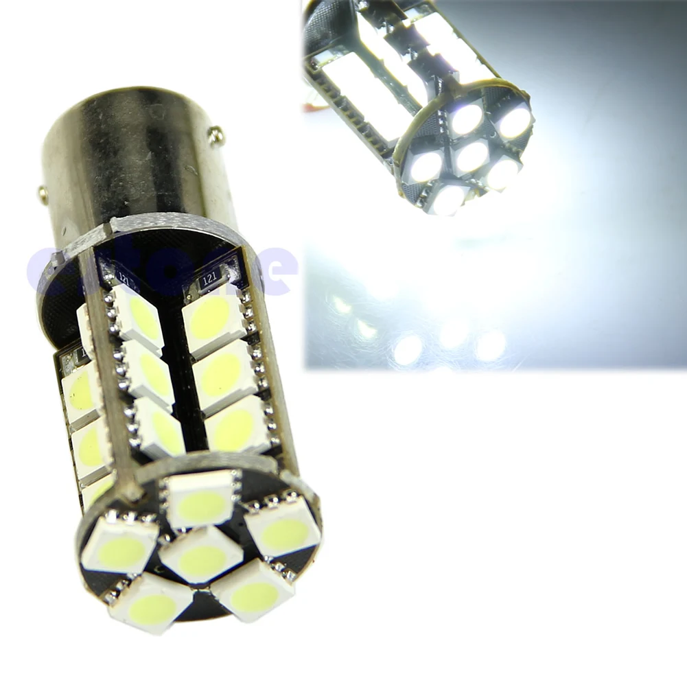 Чистый Белый 1156 30 светодиодный 5050 SMD 12V автомобильный Автомобильный светильник сигнала поворота Canbus без ошибок
