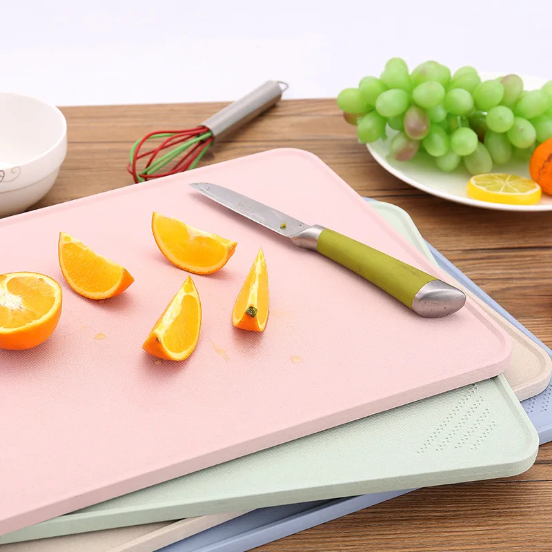 Пластиковая овощная доска с пшеничной соломинкой Для размола и резки бытовая