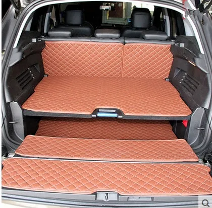 

High quality! Full set car trunk mats for Peugeot 3008 2015-2009 waterproof durable boot carpets cargo liner mats,Free shipping