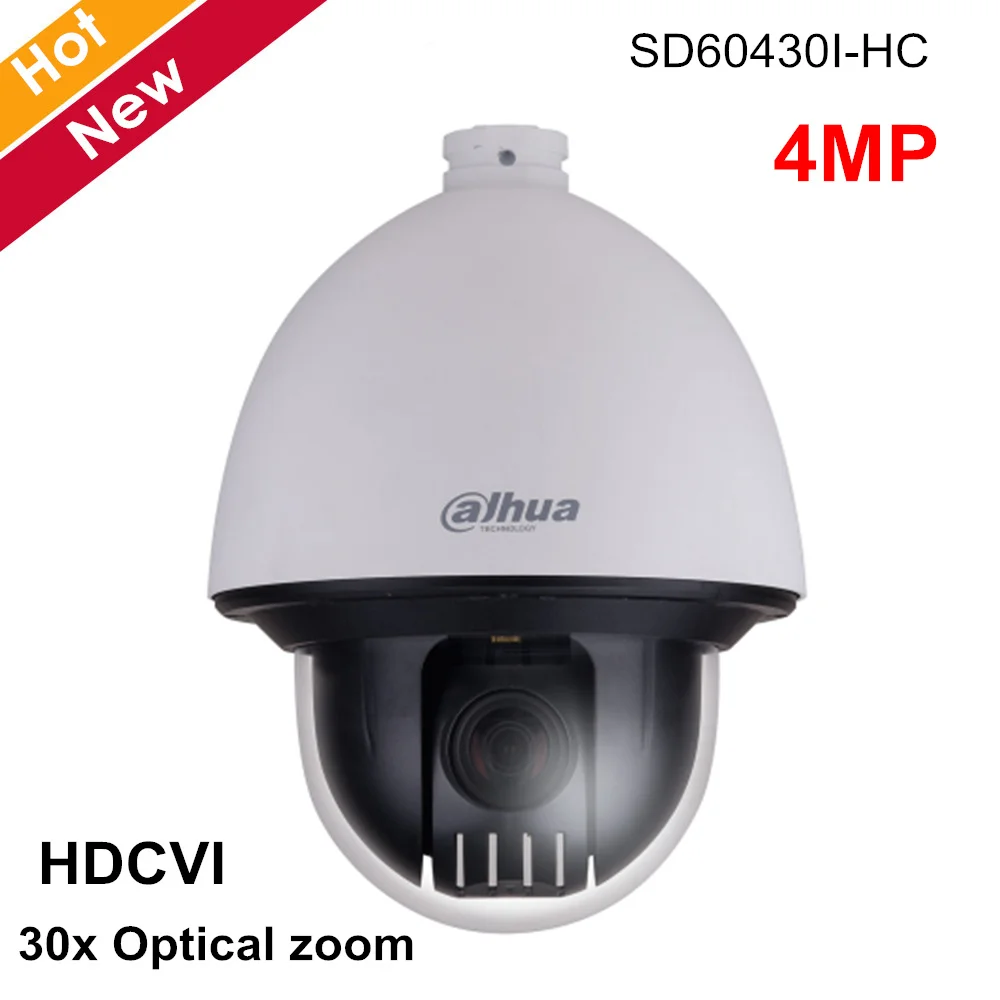 Dahua HDCVI PTZ камера 4MP 30x оптический зум камера слежения PTZ HDCVI SD60430I-HC Открытый водонепроницаемый IP67 для систем видеонаблюдения