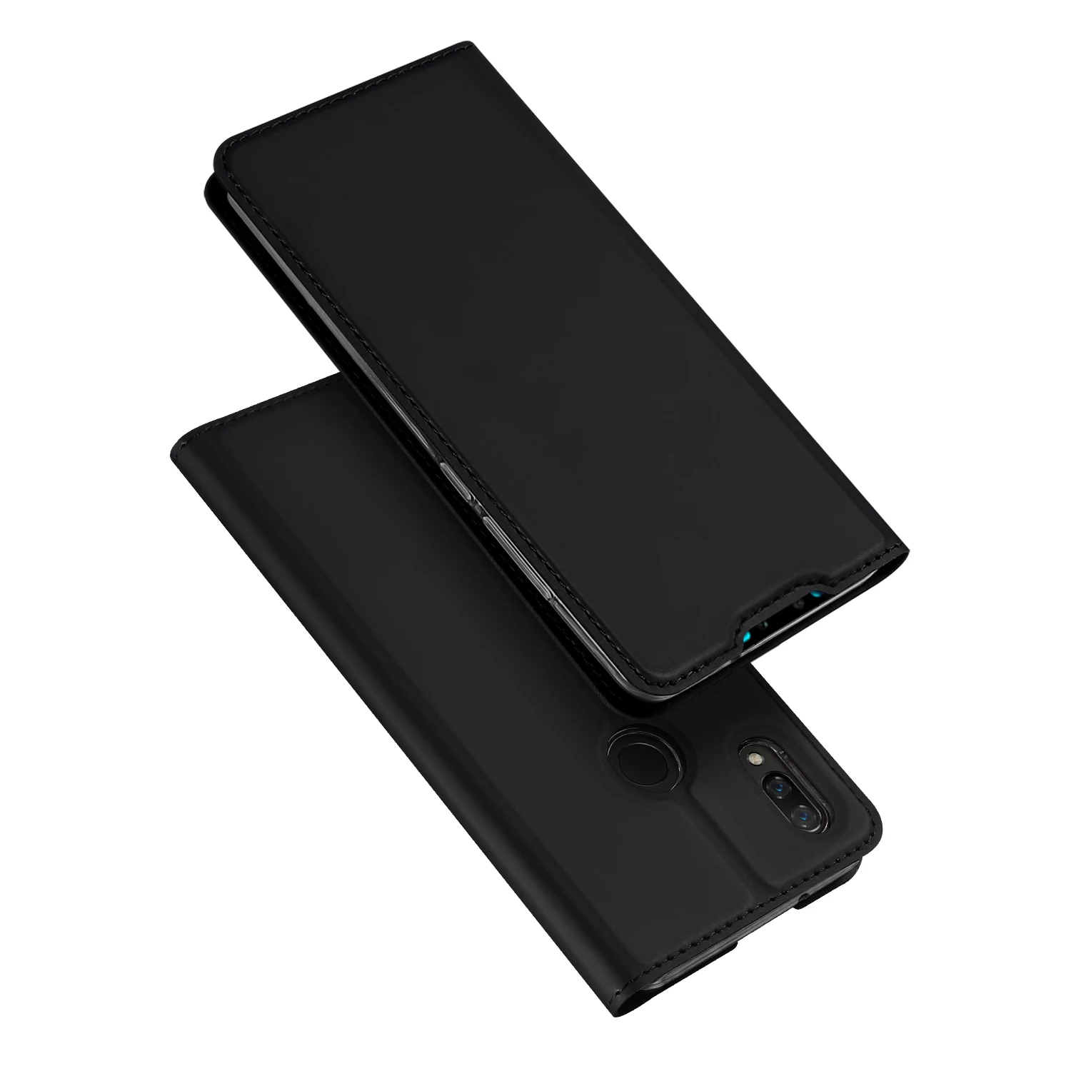 Чехол с откидной крышкой для Huawei P Smart 2019 мягкий бампер из искусственной кожи и ТПУ