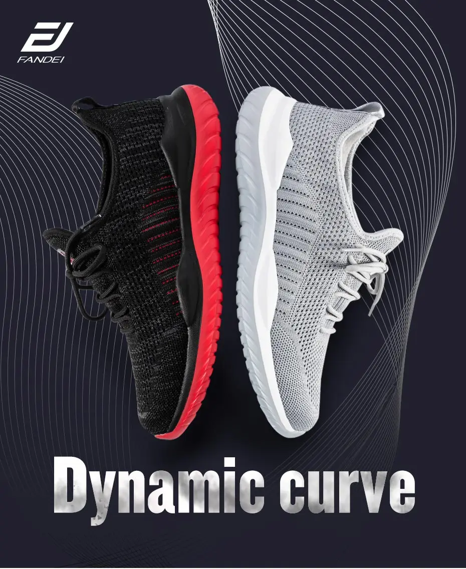 FANDEI спортивная обувь для мужчин zapatillas hombre Deportiva спортивная обувь для мужчин светильник кроссовки спортивная обувь для мужчин Flyknit верх нескользящий