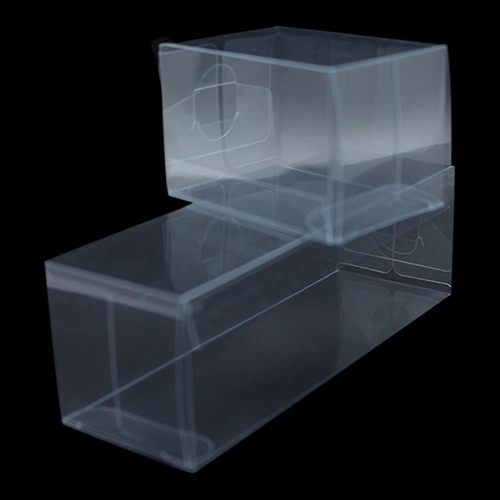 30 шт./лот прозрачная пластиковая коробка из ПВХ для свадьбы вечеринки на день