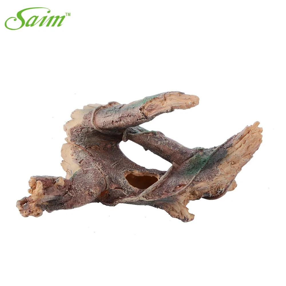 Аквариумные растения из смолы аквариумное украшение для аквариума деревянное