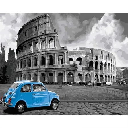 Cioioil-W179 Колизей картины DIY картина маслом по номерам Wall Art акриловая холст Картины