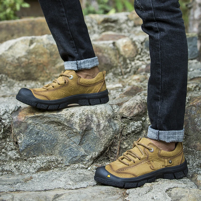 

Natural Leather Men Shoes Handmade Autumn Casual Shoes Men Sneakers High Quality Men Flats Shoes Chaussure Homme Dropshipping