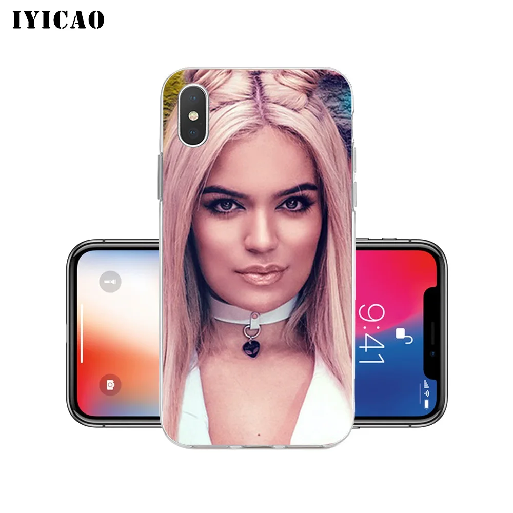Мягкий силиконовый чехол для телефона IYICAO Latin singer Karol G iPhone X XR XS MAX 6 6s 7 8 Plus 5 5S SE TPU |